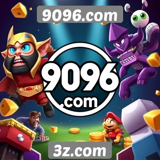 Diversidade de jogos disponíveis em 9096.com