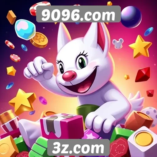 Variedade de jogos disponíveis em 9096.com